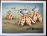 Ciuperci - Republica Centrafricană - Coliță Filatelică Individuală "Geastrum Striatum" (Neștampilat / MNH) CP1_III