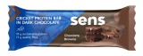 Baton proteic cu aroma de Ciocolata Neagra si Brownie, 60g, Sens