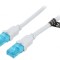 Cablu Patch U/UTP Cat5e 3m Albastru-Negru