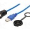 Conector {{Tip conector}}, piuli&amp;#355;a din spate, pt. montare pe panou, ENCITECH - 1310-1002-05