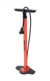 Pompa din otel, cu manometru, lungime 66cm, culoare rosu, valva AV,DV,FV Cod:588080763RM