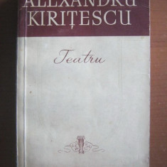 Al. Kiritescu - Teatru