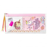Set cu accesorii pentru scoala, Starpak, Unicorn, Roz