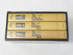 Casete video VHS inregistrate originale - The Godfather Collection foto