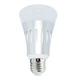 Bec LED RGB inteligent Techstar&reg; 3106, Wifi 2.4GHz, E27, 7W, 600 lm, APP Tuya smart Life, compatibil Google Home si Amazon Alexa, Sistem Android/iOS,