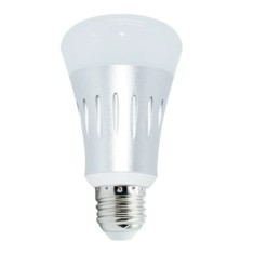 Bec LED RGB inteligent Techstar&reg; 3106, Wifi 2.4GHz, E27, 7W, 600 lm, APP Tuya smart Life, compatibil Google Home si Amazon Alexa, Sistem Android/iOS,
