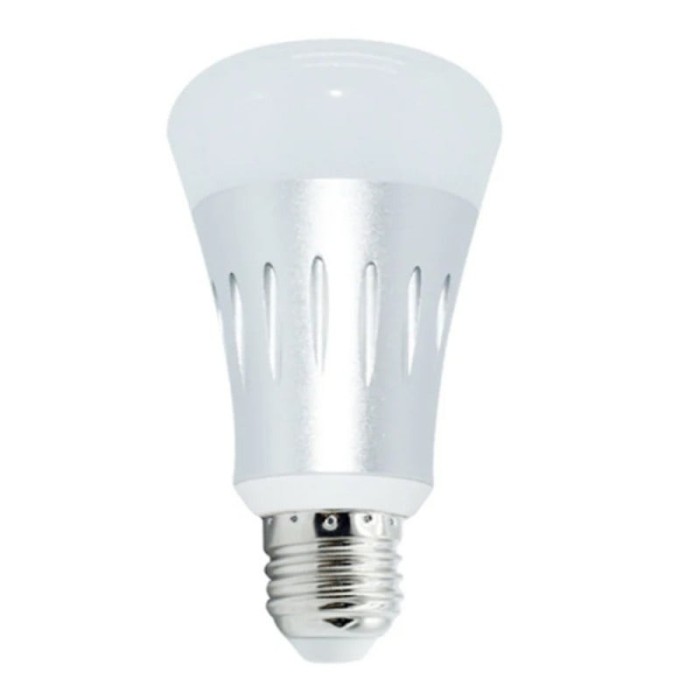 Bec LED RGB inteligent Techstar&reg; 3106, Wifi 2.4GHz, E27, 7W, 600 lm, APP Tuya smart Life, compatibil Google Home si Amazon Alexa, Sistem Android/iOS,