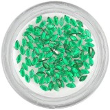 Decorațiuni unghii verde smarald - strasuri ovale, INGINAILS