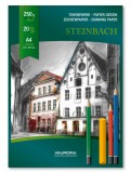 Bloc Desen A4, 20 File, 250g/mp, Aurora Steinbach - Hartie Alba de Calitate