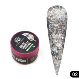 Gel pentru modelarea unghiilor 15 gr, Aurora Spark Builder Gel 02