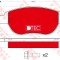 Set placute frana,frana disc CITROEN C3 I (FC) (2002 - 2016) TRW GDB1464DTE