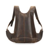 Cumpara ieftin Rucsac pentru barbati, Draven GT3315, piele naturala, Maro inchis