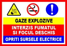 Semn pentru gaze explozive foto