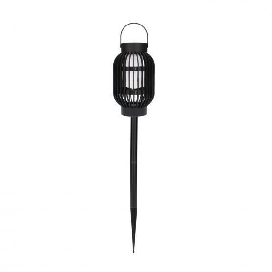 Lampa solara pentru gradina, tip lampion, LED, 12.8x12.8x67 cm