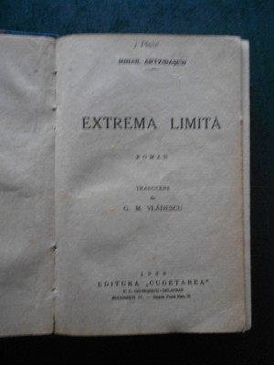 MIHAIL ARTZIBASEW - EXTREMA LIMITA (1939) foto