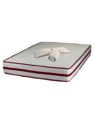 Set Saltea ortopedica cu arcuri Roza Super Lux Ortopedic 160x200x25cm, fermitate mediu-tare, plasa arcuri Bonell, fara vara-iarna, aerisire spaceair, foto