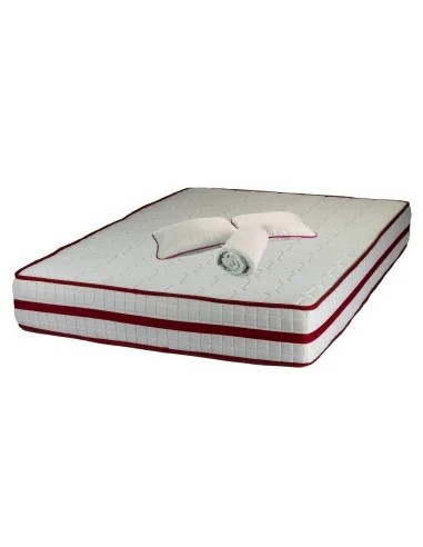 Set Saltea ortopedica cu arcuri Roza Super Lux Ortopedic 160x200x25cm, fermitate mediu-tare, plasa arcuri Bonell, fara vara-iarna, aerisire spaceair,