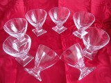 SET PAHARE VINTAGE PENTRU LICHIOR CRISTAL SERIA KARAT PRODUSE DE PEILL&amp;PUTZLER ANII 60