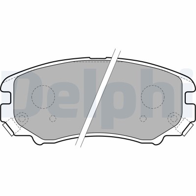 DELPHI LP1902 set placute frana,frana disc foto