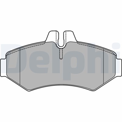 DELPHI LP1437 set placute frana,frana disc foto