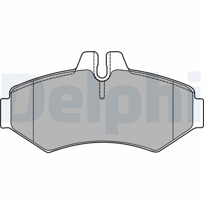 DELPHI LP1437 set placute frana,frana disc