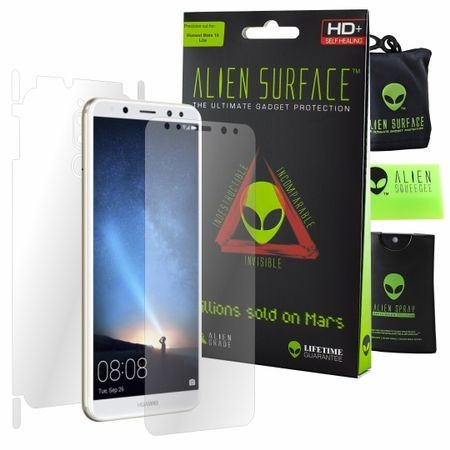 FOLIE ALIEN SURFACE HD, HUAWEI MATE 10 LITE, PROTECTIE ECRAN, SPATE, LATERALE