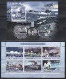 Sao Tome si Principe 2008 - Submarine, Colita + Bloc, Cota 20 EURO, MNH