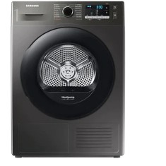 Uscator de rufe Samsung DV90TA040AX/LE, Pompa de caldura, 9 kg, Clasa A++, Quick Dry, Optimal Dry, Wrinkle Prevent, Smart Check, Inox foto