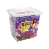 Cuburi constructii 500 piese/cutie, 28 mm, pentru fetite &ndash; Tupiko