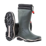Cizme de cauciuc Dunlop Blizzard barbati/femei, verzi, iarna, impermeabile, talpa aderenta, fleece interior, marime 40