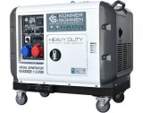 Generator de curent 7.5 kW diesel - Heavy Duty - insonorizat - Konner &amp; Sohnen - KS-9300DE-1/3-ATSR-Super-Silent, Oem