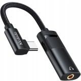 Mcdodo Adapter Usb-C Mini Jack 3,5Mm Przejści&oacute;wka Kabel Aux Do Samsung Apple Dac