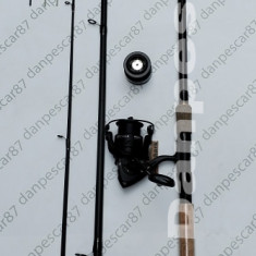 SET FEEDER Lanseta SAIMINO SENSITIVE 3,9m 50-180g + Mulineta BLACK EAGLE BE4000