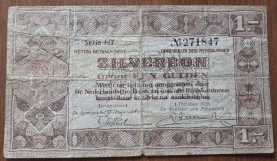 1 gulden 1938, Olanda / Țările de Jos foto