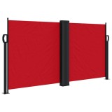 Cumpara ieftin Copertina laterala retractabila, rosu, 120 x 600 cm