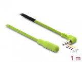 Senzor temperatura la 3.5 mm 3 pini stereo jack 90 grade DS18B20 1m, Delock 91394