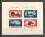 Romania.1948 Munca in comunicatii-Bl. CR.64