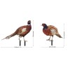 Set 2 decoratiuni de gradina, flippy, model fazani, fata-verso, multicolor