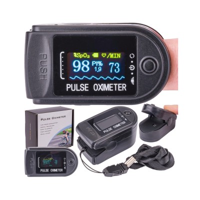 Oximetru, pulsometru, pulsoximetru, negru, Powermat foto