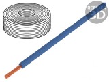 Cablu electric albastru 1x1,5mm2 PVC Cu 450V/750V
