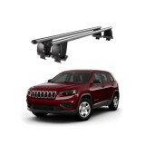 Bare transversale aluminiu pentru Jeep Cherokee KL 2014+ plafon neted