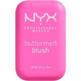 NYX Professional Makeup Buttermelt Blush fard de obraz sub forma de pudra culoare 01 My Butta Half 5 g