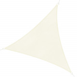 Cumpara ieftin Outsunny Cort Parasolar Triunghiular Anti UV, Design Velă, Perfect pentru Grădină, Crem, 5x5x5m | Aosom Romania