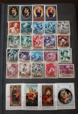 Clasor cu colectii timbre vechi 1965-1975 nestampilate straine
