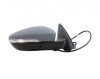 Oglinda exterioara Vw Jetta (1b), 07.2010-, partea Dreapta, culoare sticla crom, sticla convexa, cu carcasa grunduita , cu incalzire, ajustare electr