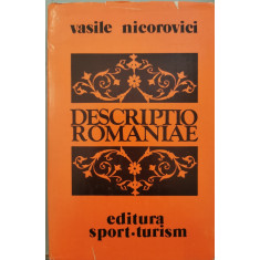 Descriptio Romaniae - Vasile Nicorovici