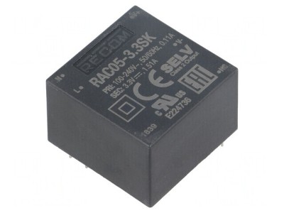 Convertor AC/DC 5W 3,3VDC foto