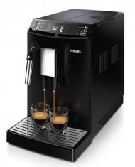 Espressor automat Philips EP3510/00, 15 bari, 1.8 l, sistem AquaClean, Sistem spumare a laptelui, 5 setari intensitate, optiune cafea macinata, Negru foto