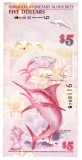 Bermuda 5 Dolari 2009 P-58a Seria 788116