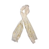 Esarfa tip marama traditionala, crem